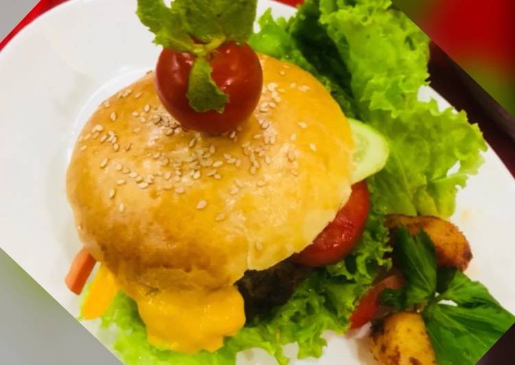 Recipe of Any-night-of-the-week Whosayna’s Beef Burger