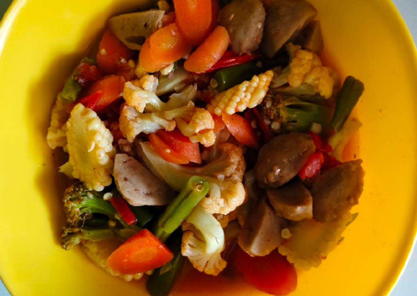 Capcay Kuah Pedas