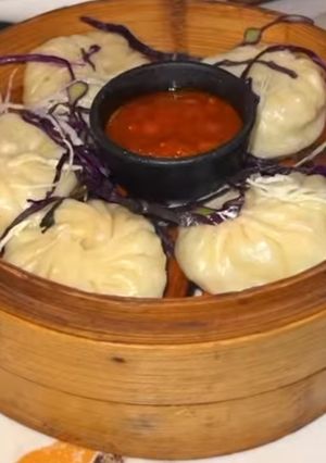 A picture of Chicken Momo.