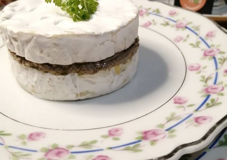 A révélé le secret de la recette 🎀✨Camembert Farçi Crème de Champignons et Truffes blanches✨🎀 parfait