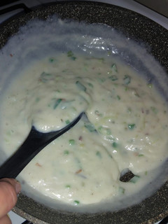 Una foto de Salsa blanca de verdeo