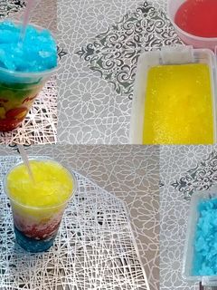 صورة لوصفة مشروب سوربي مشروب مثلج صيفي بارد ومنعش 🌊😎🍦🌞