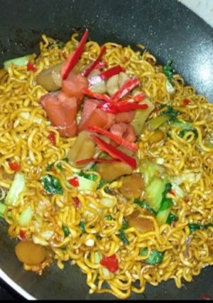 Foto resep Mie goreng sosis