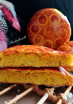 عکسی از دستور نان فطیر مغزدار محلی خلخال