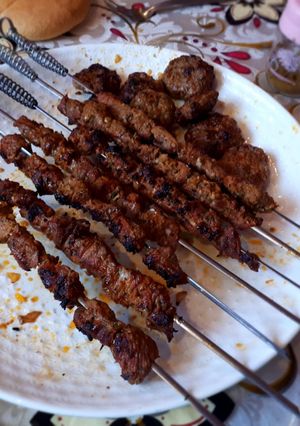 صورة لوصفة الكباب