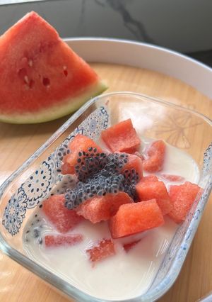 Foto resep Es Semangka Susu
