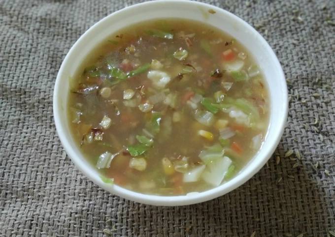 Step-by-Step Guide to Prepare Award-winning Mix veggie soup