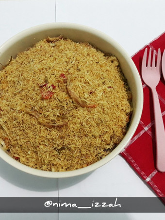 Anti Ribet, Bikin Serundeng Kelapa Ayam Suwir Gurih😋 Enak