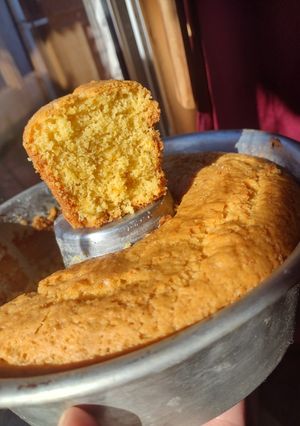 Una foto de Budín de mandarinas SIN HUEVO