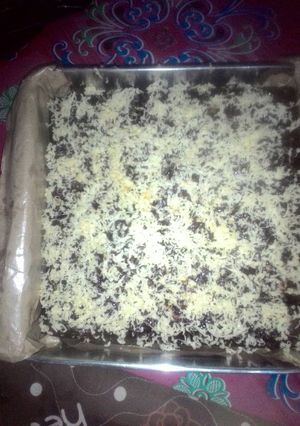 Foto resep Brownies kukus pandan siap saji