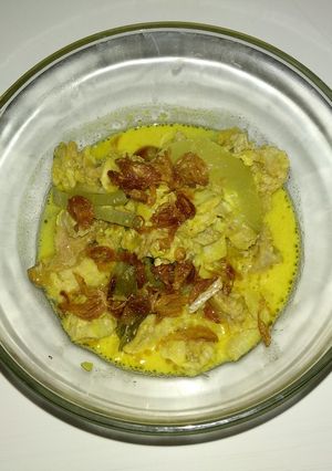 Foto resep Daging Sapi Labu Air Masak Santan