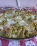 Pasta al forno con crema di zucchine