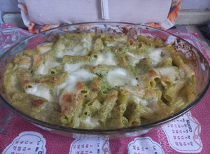Foto di Pasta al forno con crema di zucchine