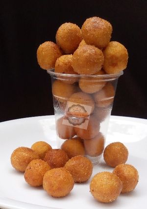 A picture of Gullisuwa (milk balls).
