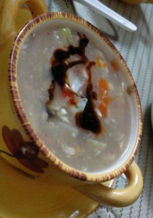 A picture of Hot & Sour Chicken Soup 🍲.