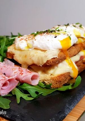 A picture of Croque Madame: The Ultimate Grilled Sandwich.