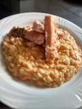 Arroz (rissotto) de salmon