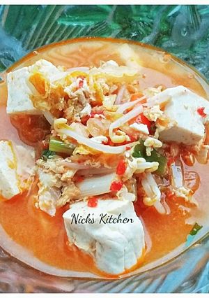 Foto resep Sundubu Jjigae rasa Indo #BikinRamadanBerkesan