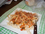 Tallarines con Salsa