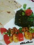 Sarsoon ka saag with chawal ki rotti