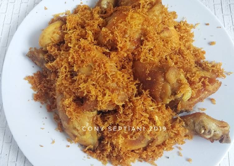 Resep 3.1 Ayam serundeng Anti Gagal