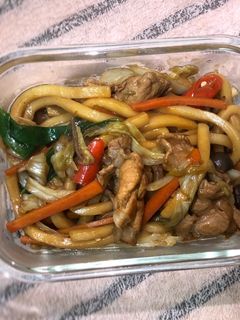 醬燒豬肉烏龍麵 的食譜成品照片