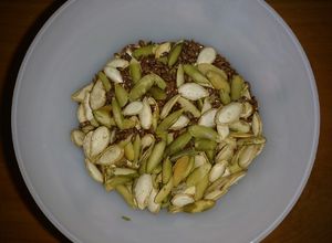 Una foto de Semillas tostadas