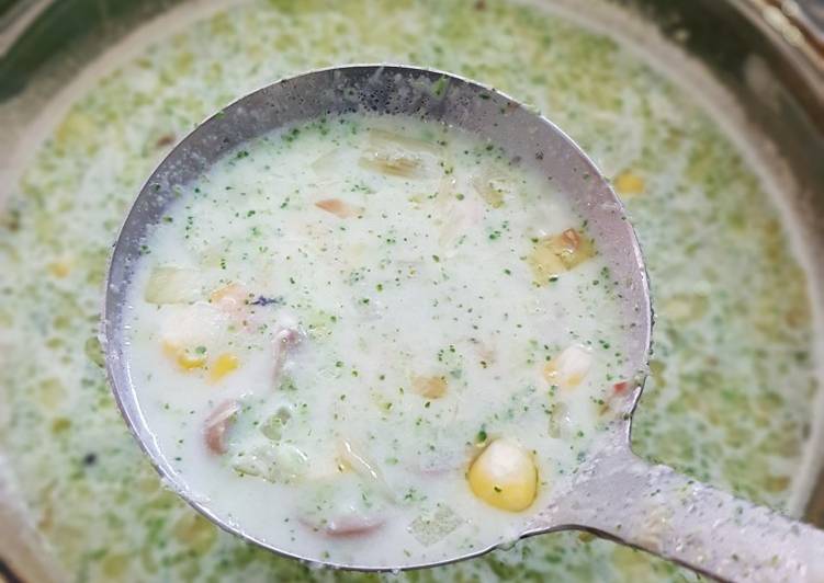 Resep Sup creamy Brokoli Anti Gagal
