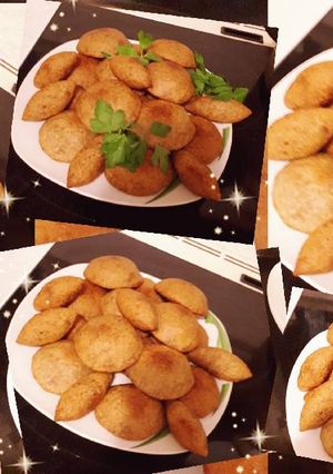 A picture of Fried Kibbeh Patties.