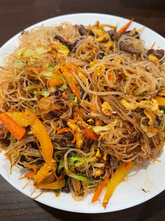 A picture of Singapore Style Fried Noodles.