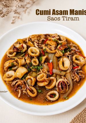 Foto resep Cumi Asam Manis Saus Tiram