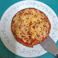 A picture of Zara Hatke Paneer Tikka Masala Pizza.