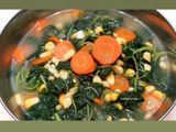 Sayur bening bayam wortel jagung sederhana