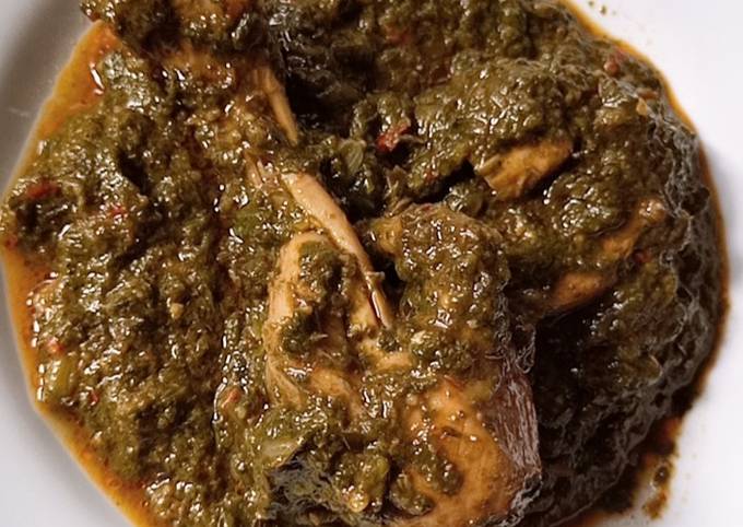 Recipe of Homemade Palak chicken
