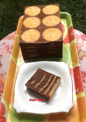 Foto resep Puding Coklat Biskuit Lemon