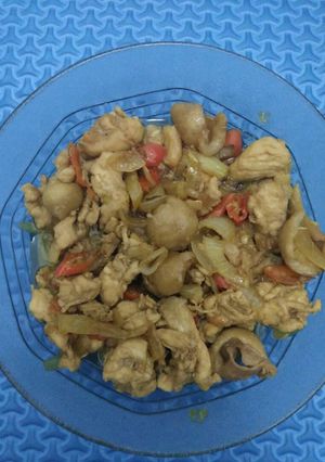 Foto resep Ayam + Kulit Kecap Pedas