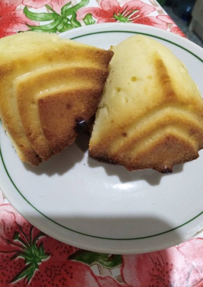 Кекс на молоке со сгущёнкой
