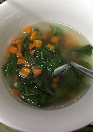 Foto resep Sayur bayam wortel