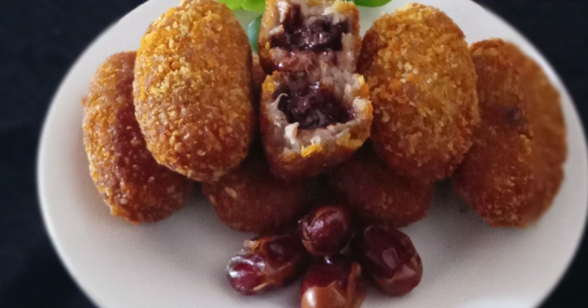 Kroket Pisang Isi Coklat Kurma