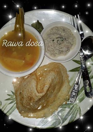 A picture of Rawa dosa.