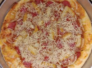 Foto resep Pizza panggang oven tangkring empuk dengan telur
