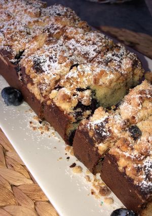 Une photo de Crumbcake à la myrtille