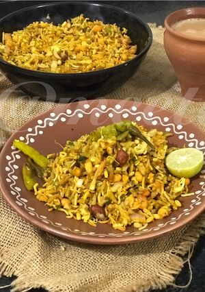 A picture of Puneri Bhel.