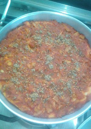 صورة لوصفة طريقة عمل البيتزا
