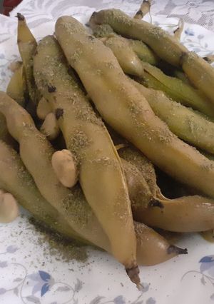 عکسی از دستور باقلای آبپز با پونه