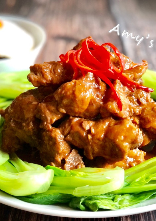醬燒排骨/無錫排骨（電鍋料理） 的食譜成品照片
