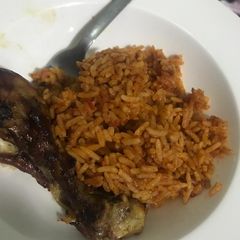 Jollof Rice A picture of Jollof Rice.