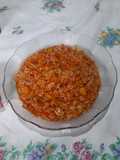 Guiso de arroz y soja texturizada