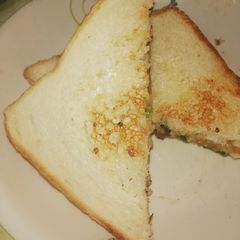 A picture of Potato cheese sandwich.