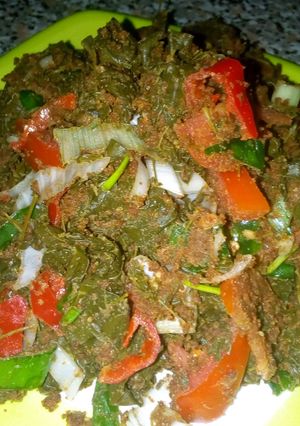 A picture of Kwadon zogale(moringa).